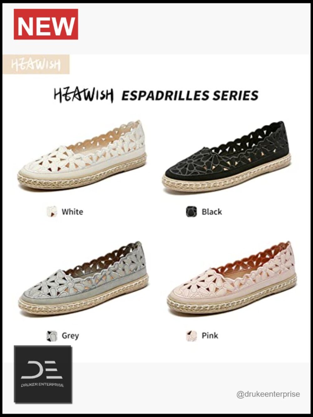 Women's Ballet Flat Daisy Round Toe Casual Slip On Rope Loafer - Picture 6 of 7